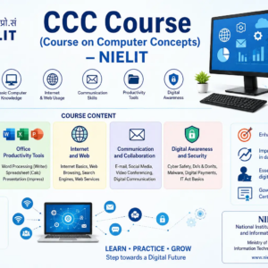 CCC Course (Course on Computer Concepts) – NIELIT