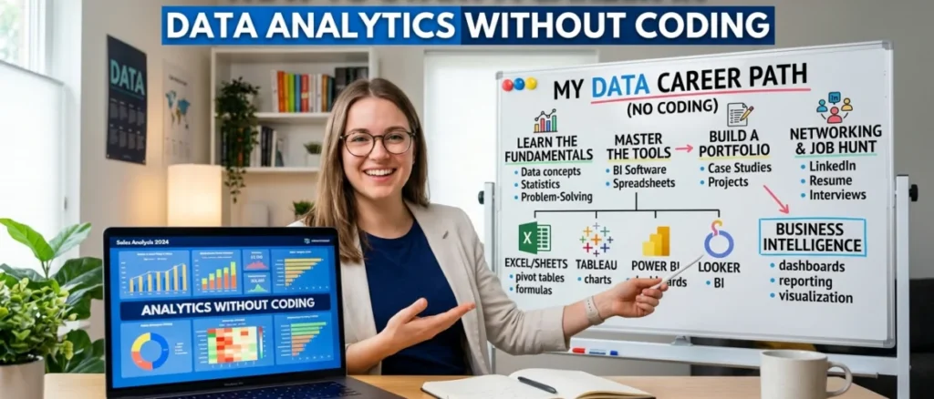 How to Start Career in Data Analytics Without Coding